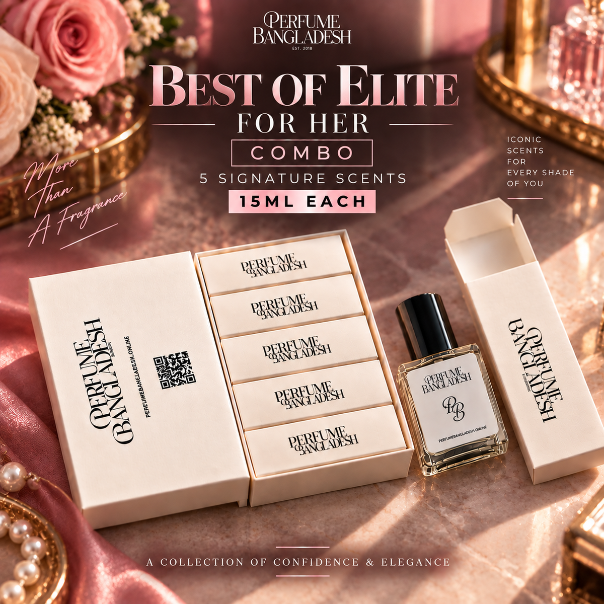 Best of Elite — For Her Combo — 5 x 15ml