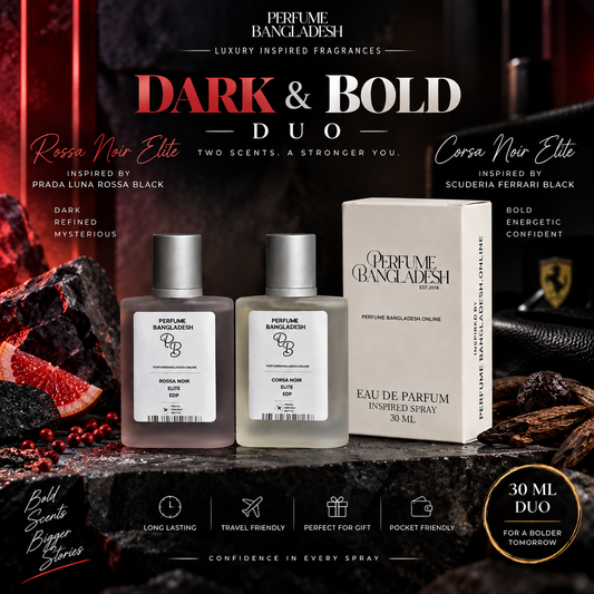 Dark & Bold Duo COMBO — Rossa Noir + Corsa Noir 30ml