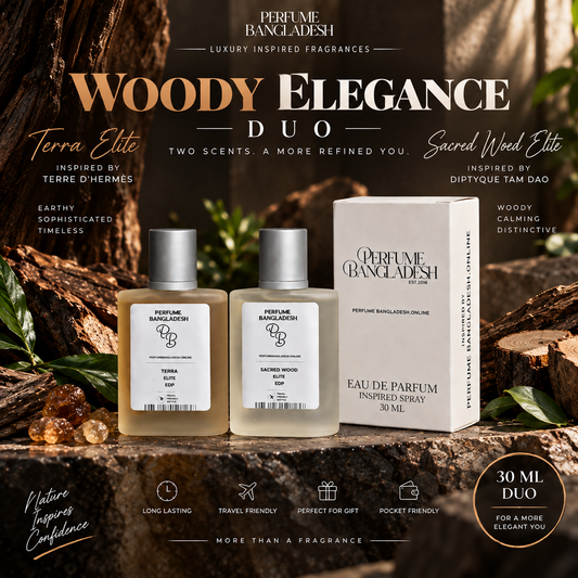 Woody Elegance Duo COMBO — Terra Elite + Sacred Wood 30ml