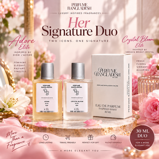 Her Signature Duo COMBO — Adore + Crystal Bloom 30ml