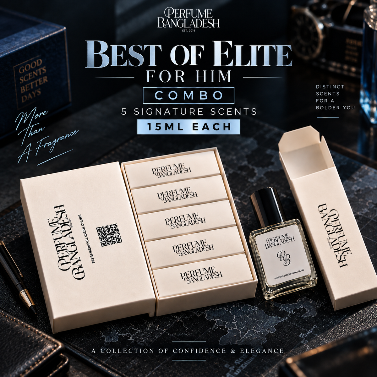 Best of Elite — For Him Combo — 5 x 15ml